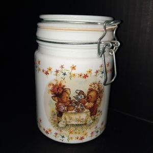 Vintage hallmark bear canister